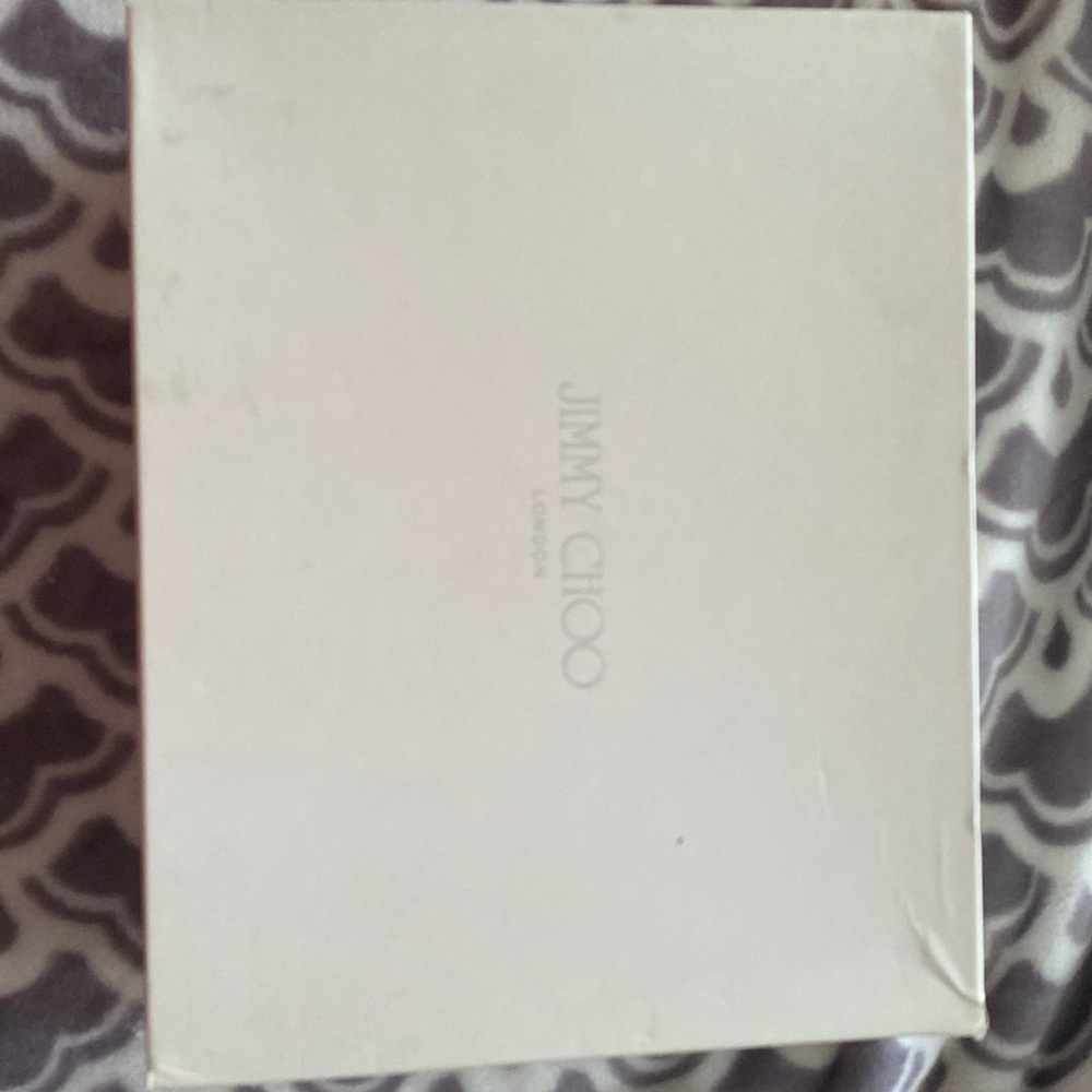 Jimmy Choo grey lizard print ankle boots